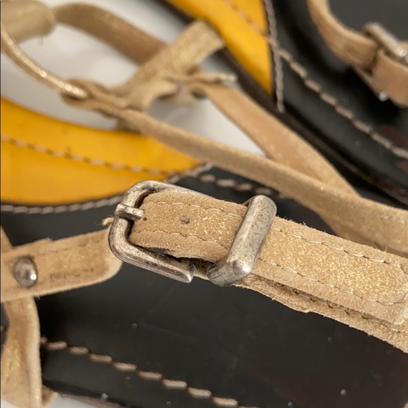 🍋Cute Matte Gold Leather Sandals - Picture 6 of 10